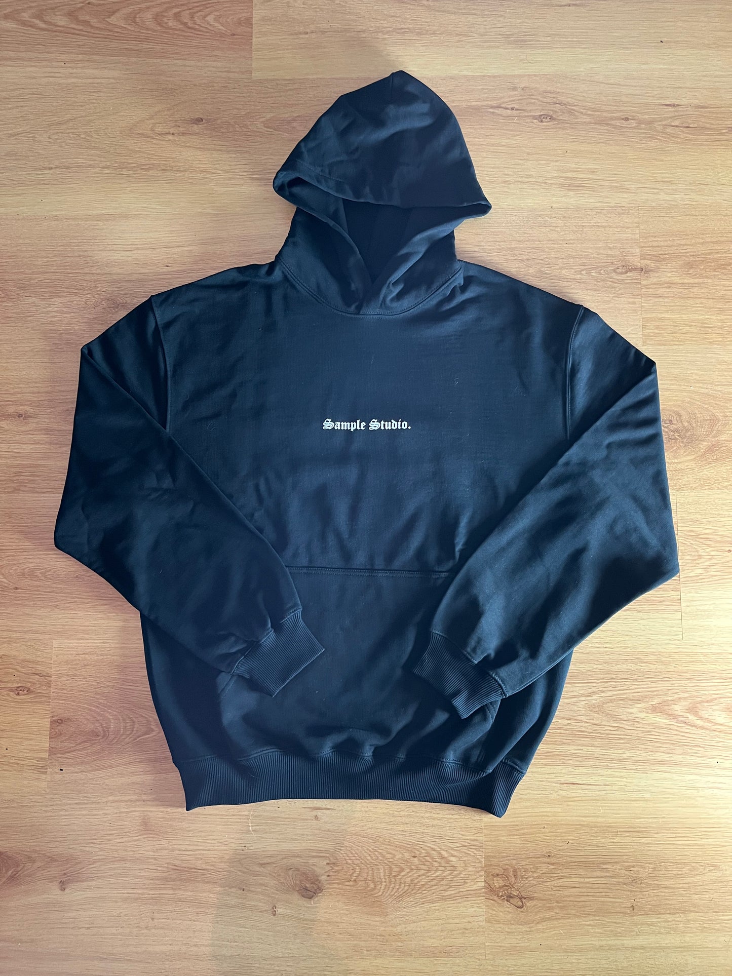 Hoodie y2k oversize black